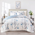 Flysheep Botanical Quilt Set 2 Pieces Twin Size, Soft Microfiber Lightweight by Flysheep