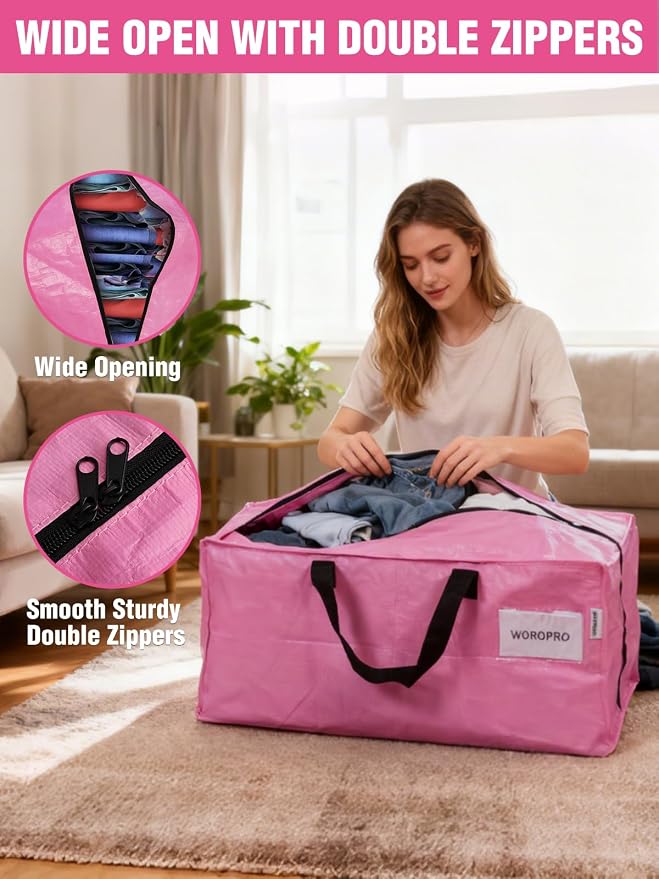 WORKPRO 8 Pack Extra Large Moving Bags - Image 6
