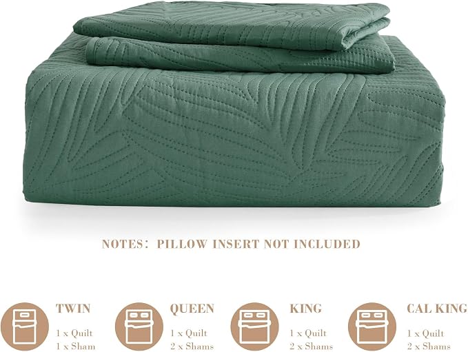 Exclusivo Mezcla 2-Piece Twin Quilt Bedding Set, Soft Microfiber Bedspreads | - Image 6