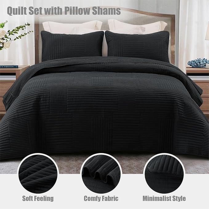 Whale Flotilla Ultra Soft Cal King Quilt Bedding Set, Lightweight - Image 2
