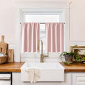 RYB HOME 100% Blackout Basement Curtains 30 inches Long, Heat & UV Blocking | by RYBHOME