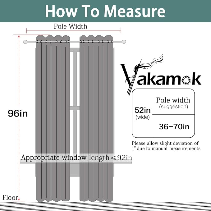 Yakamok Burgundy Red Blackout Curtains 96 Inches Long - Image 8