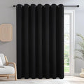 IGEMAEVE Blackout Curtains for Bedroom Grommet Black 100" W x 108" L | Bedroom by IGEMAEVE