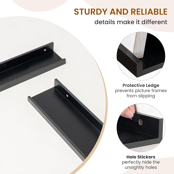 Picture Ledge Shelf, Floating Shelves - Image 4