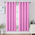 CUCRAF Blackout Curtains 63 inch Length 2 Panels Set, Room Darkening Drapes by CUCRAF