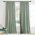 RYB HOME Velvet Curtains 90 inches by RYBHOME