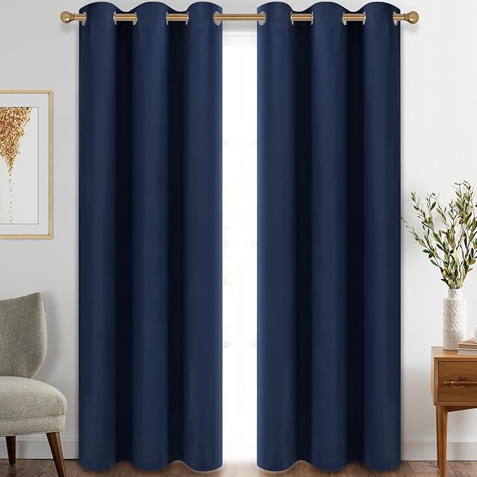 Diraysid Blackout Curtains for Bedroom Grommet Thermal Insulated Room Darkening by Diraysid%2C+refresh+your+life