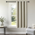 ChrisDowa Blackout Curtains Door Curtain 63 Inch Length Closet Drapes | 52W x by ChrisDowa