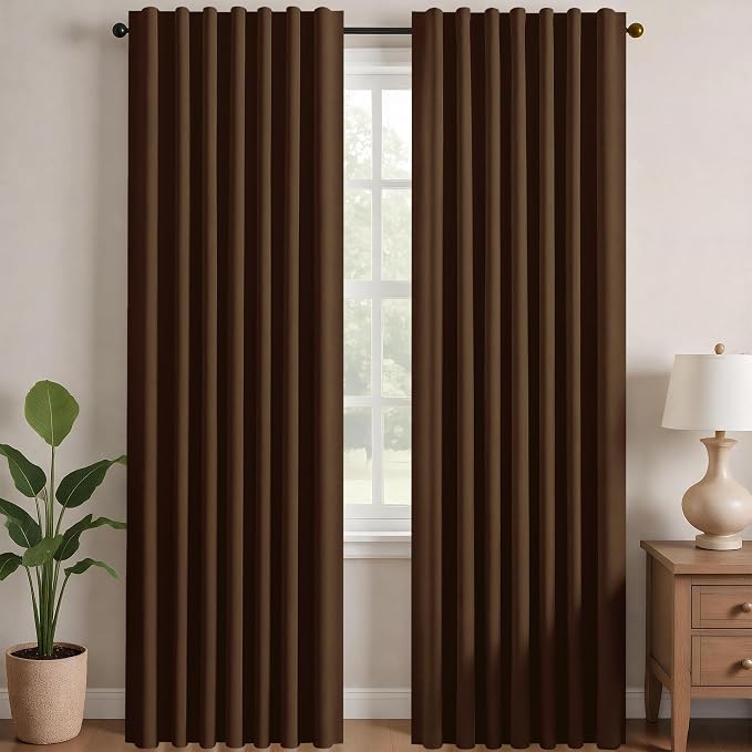 Deconovo Blackout Curtains for Bedroom, Living Room Curtains 84 Inches Long | by Unknown