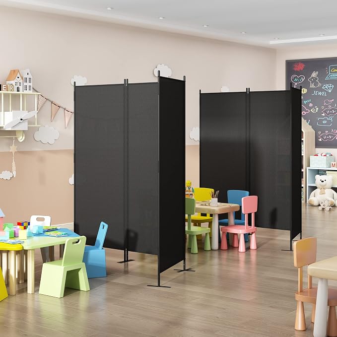 2PCS Room Divider Panel 6ft Privacy Screen - Image 9