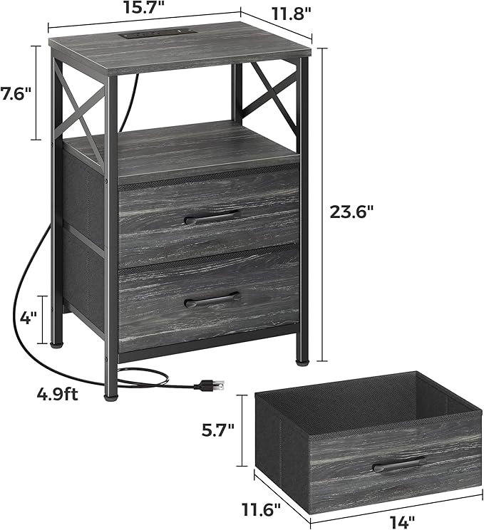 Huuger Nightstand Set of 2 - Image 3