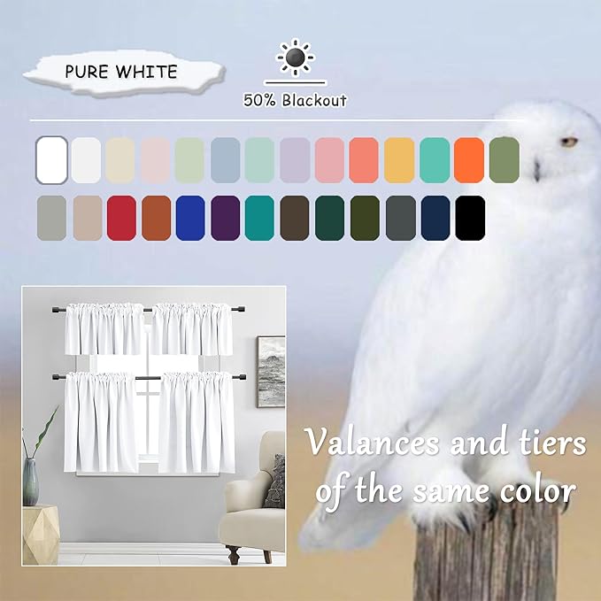 Light Filter Low Shading Effect Curtains Set - Image 4
