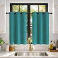 Deconovo Blackout Curtains for Bedroom and Living Room 45 Inches Long | Black by Unknown