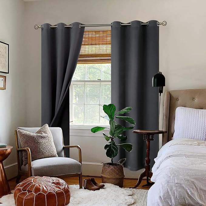 BGment Thermal Insulated 100% Blackout Curtains - Image 2