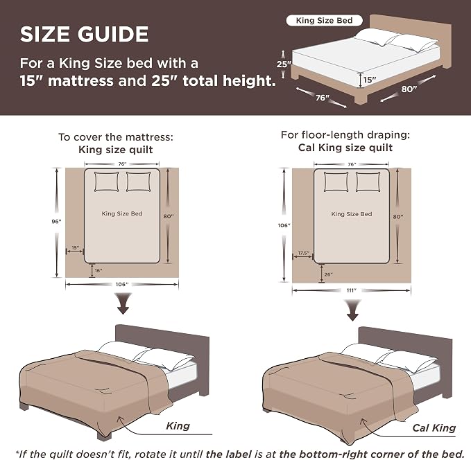 Bedsure King Size Quilt, Lightweight Comforter Set, Light Grey Bedspread | - Image 6