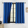 RYB HOME 100% Blackout Curtains 63 inches Length, Thermal Insulated | Total by RYBHOME