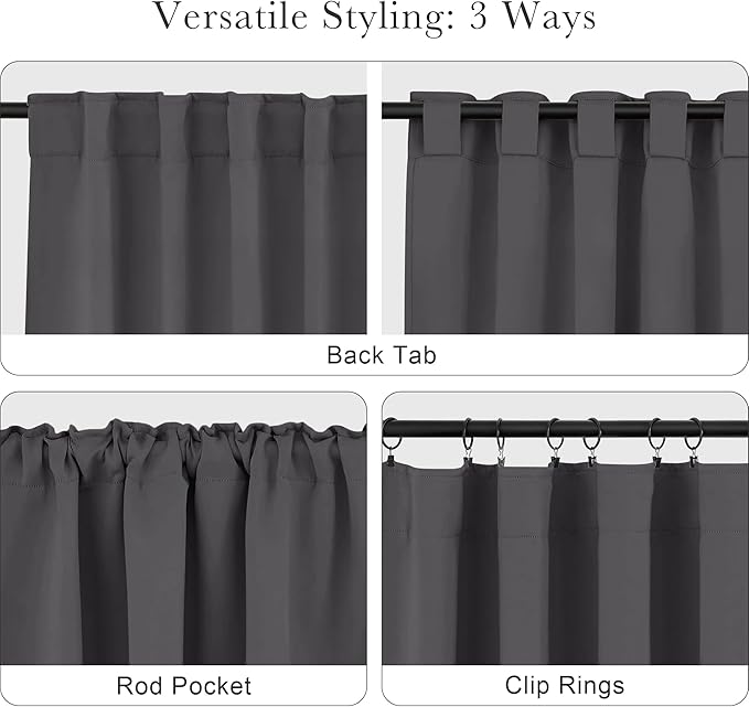 PONY DANCE Blackout Curtains 84 inches Long 2 Panels Set - Image 5
