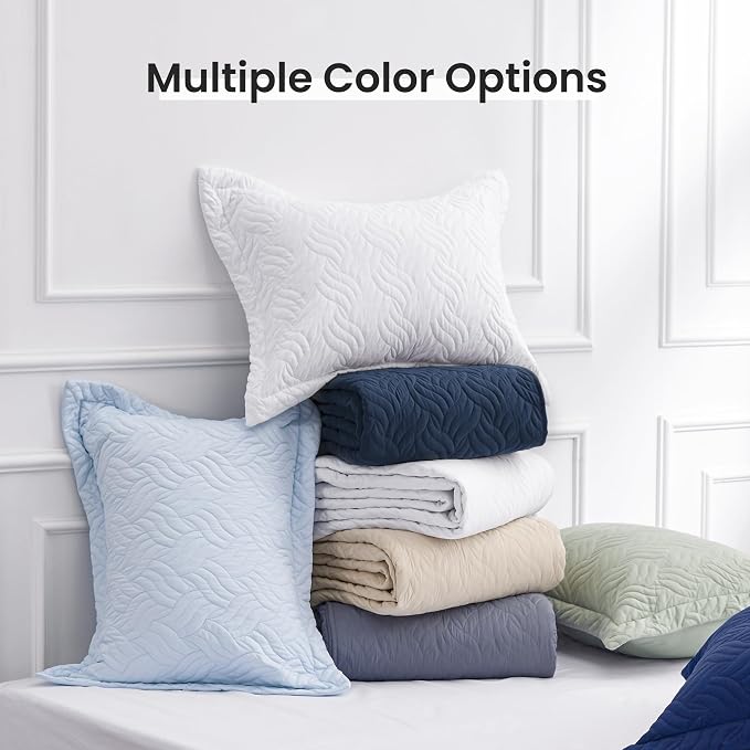 Love's cabin Quilts for Queen Bed Navy Blue Bedspreads - Image 8