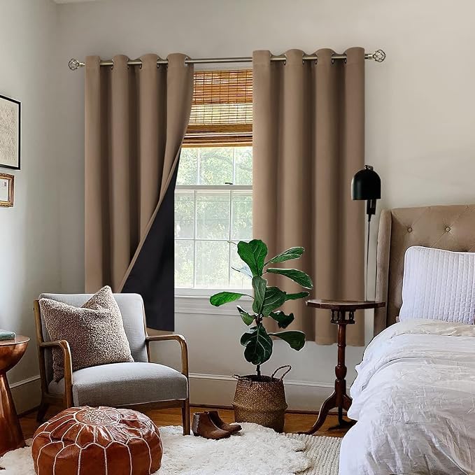 BGment Total Thermal Insulated 100% Blackout Curtains - Image 2