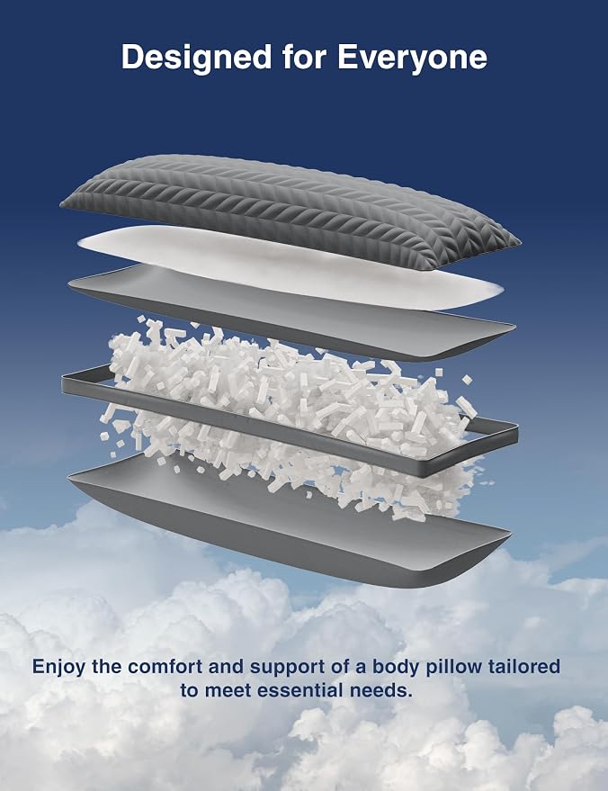 ZonLi Long Body Pillow for Adults, Firm Body Pillow - Image 4