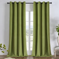 Joydeco 100% Blackout Curtains Velvet Black Out Curtain 108 Inch Drapes | by JOYDECO
