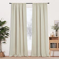 RYB HOME Curtains for Bedroom Living Room Dining Room 102 inches Long | Privacy by RYBHOME