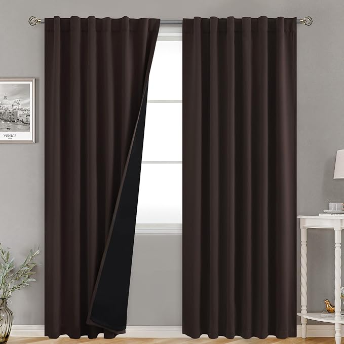 BGment 100% Blackout Curtains 90 Inches Long by BGment