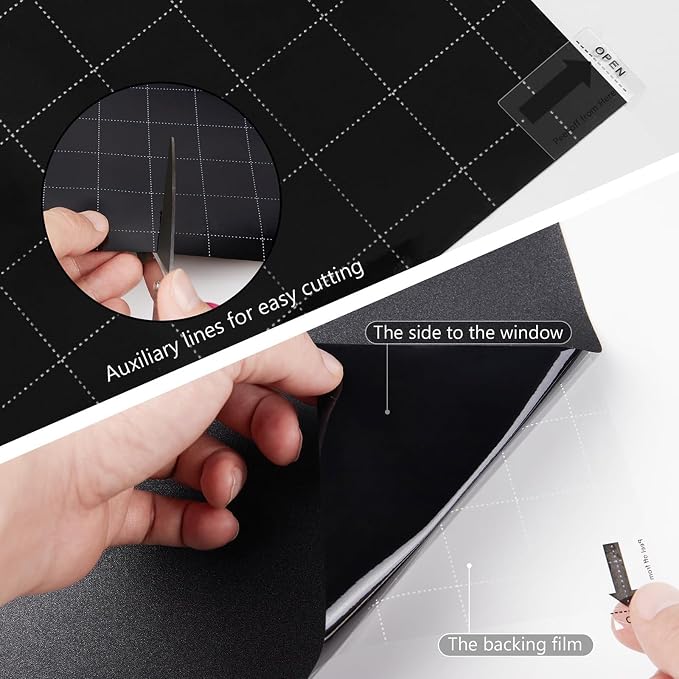 Kromapolis Blackout Film, Total Privacy & Room Darkening, 45.2'' x 236.2'' | - Image 7