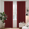Joydeco Blackout Curtains 108 Inches Long, Thermal Insulated Black Out Curtains by JOYDECO