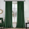 MIULEE Velvet Curtains 50W x 90L 2 Panels Hunter Green Blackout Curtains | by MIULEE