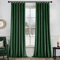 MIULEE Velvet Curtains 50W x 96L 2 Panels Hunter Green Blackout Curtains | by MIULEE