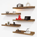 RICHER HOUSE 5-Set Floating Shelves by RicherHouse