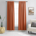 Long Blackout Curtains for Bedroom, Length Thermal Insulated Energy Saving by DONREN