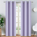 Yakamok Blackout Curtains 38x84 inch Lilac Thermal Drapes-Bedroom | 2 panels by Yakamok