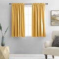 48 Inch Length Short Curtains for Kitchen by DONREN