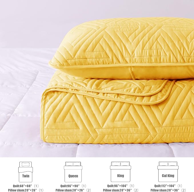 Whale Flotilla Soft Geometric Cal King Quilt Set - Image 5
