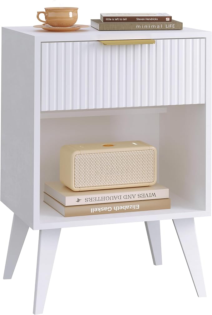 YAUKOMEL Fluted Nightstand - Image 5