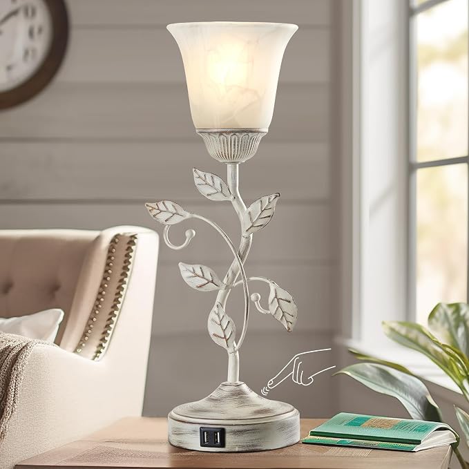 Rustic Touch Table Lamp for Bedroom - Image 2