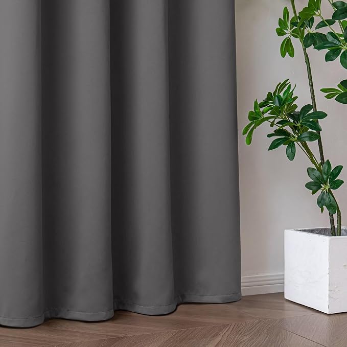 Zyvola100% Blackout Curtains 90 Inch Length 2 Panels Set, Thermal Insulated - Image 8