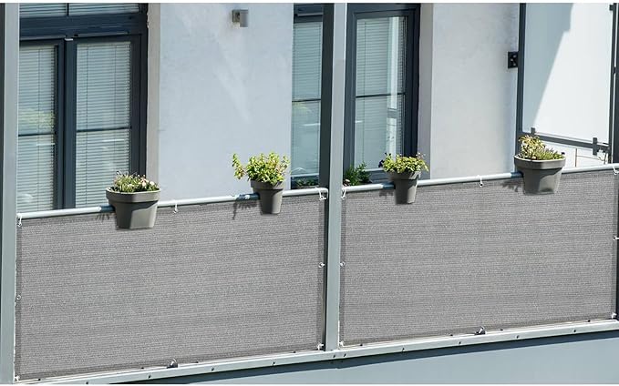 LOVE STORY 3' x 16' Balcony Privacy Screen Cover - Image 7