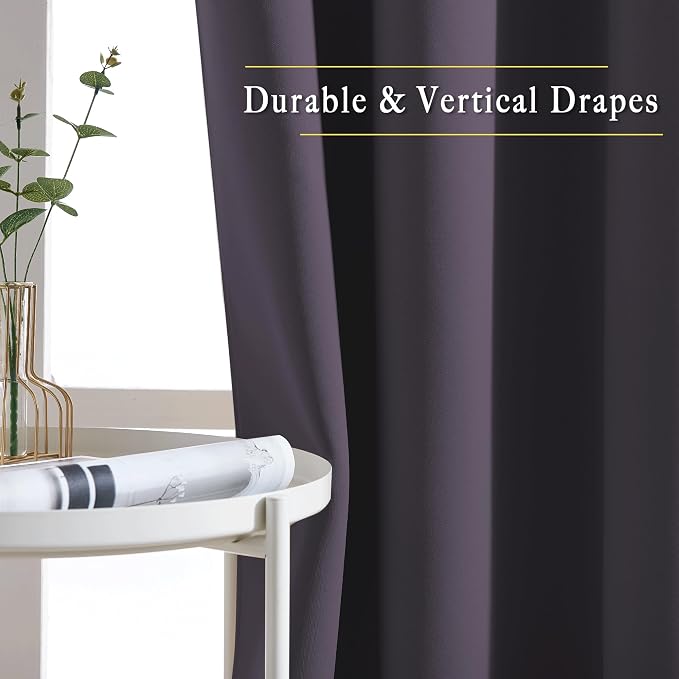 NICETOWN Blackout Window Curtains 72 inches Long, Thermal Insulated Grommet - Image 5