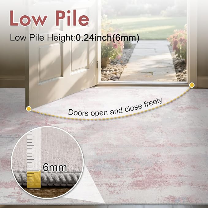 8x10 Ft Large Area Rugs for Living Room, Soft Non-Slip Washable Rugs Modern - Image 7