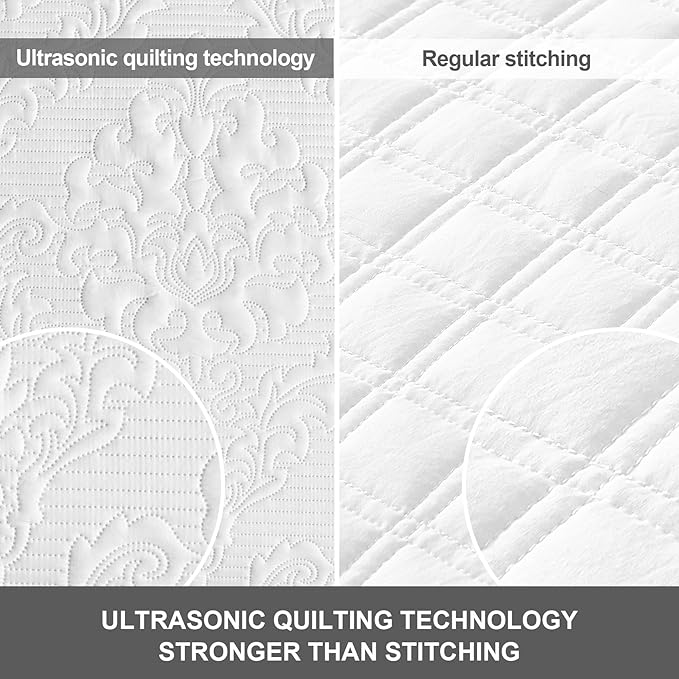 Hansleep White Quilt Queen Size - Image 4