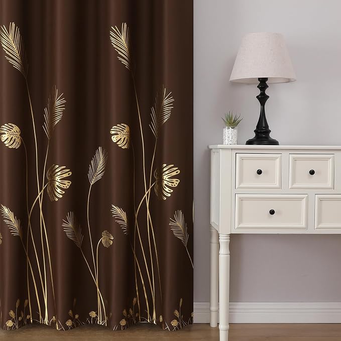 Brown Blackout Curtains 72 Inches Long - Image 2