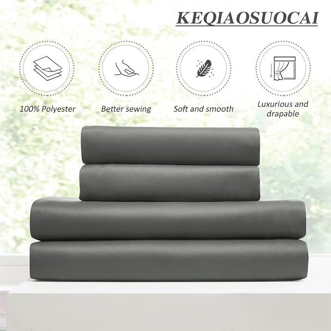 Blackout Pleated Curtains 95 Inches Long, Privacy Window Drapes - Image 5