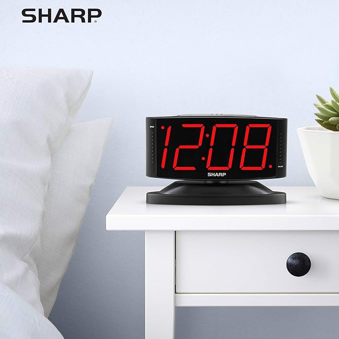 Sharp Outlet-Powered Alarm Clock - Image 6