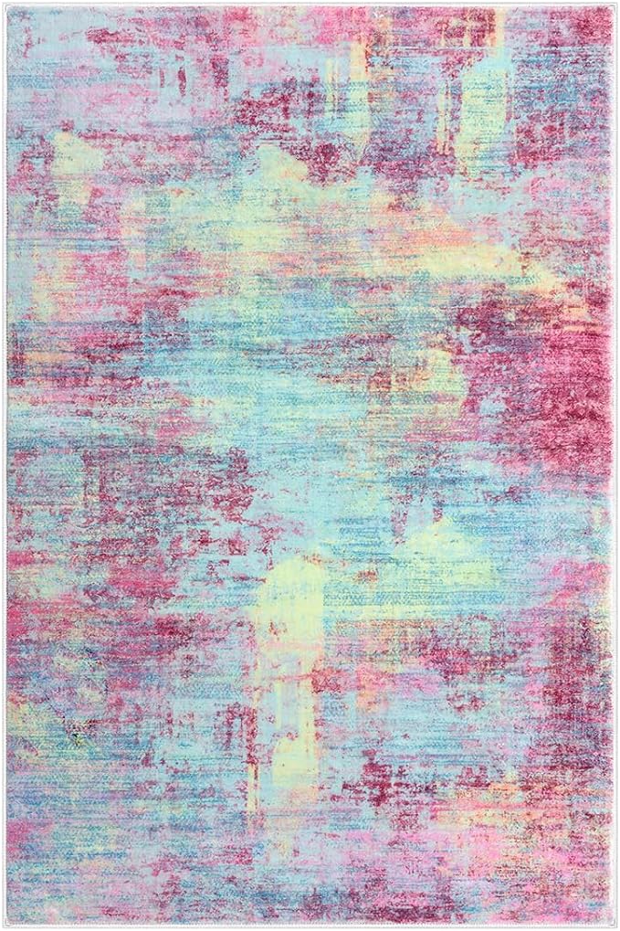 Small Abstract Area Rug 2x3 Ft Entryway Rugs Washable Door Mat Indoor Entrance - Image 10