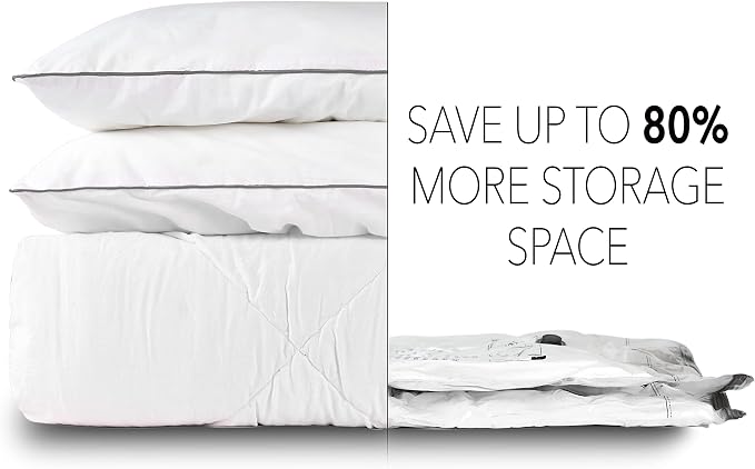 SpaceAid Jumbo Vacuum Storage Bags, Space Saver Sealer Compression Bags - Image 2