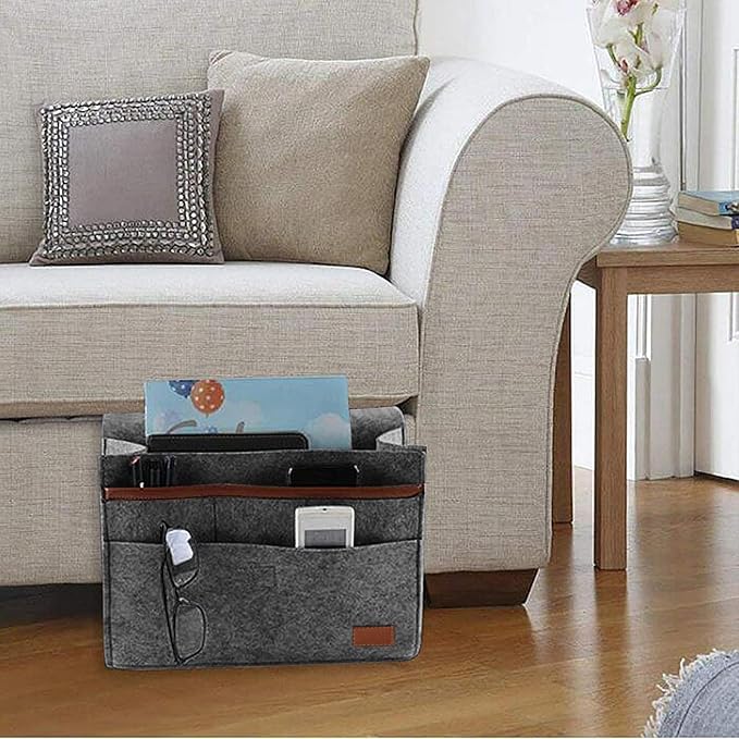 Bedside Caddy, Sofa Caddy, Storage Organizer Pocket - Image 4