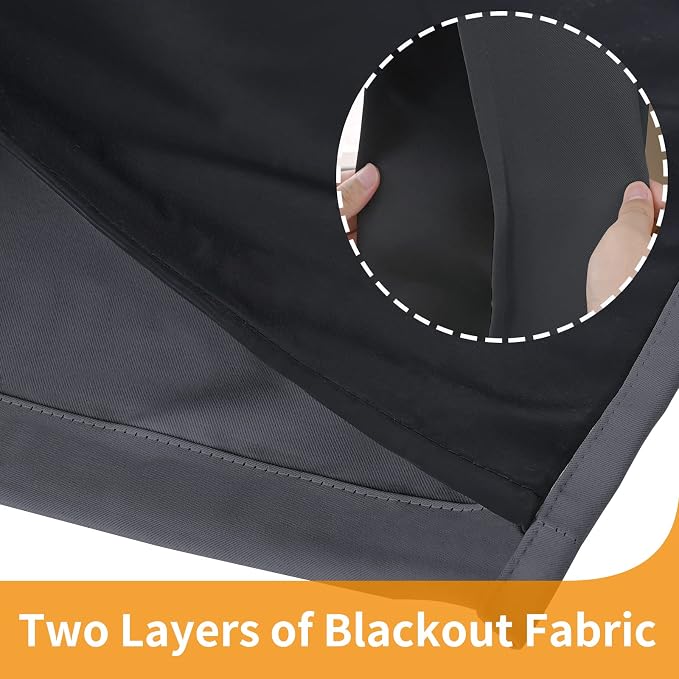 YoungsTex 100% Blackout Curtains - Image 7